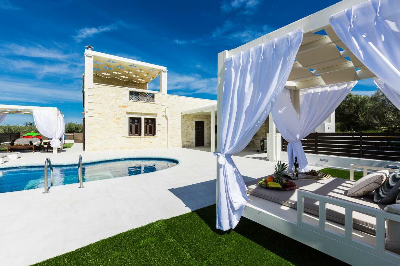 Caramel Villa, With 40M2 Pool & Spa Whirlpool, By Thinkvilla Panormos  ภายนอก รูปภาพ